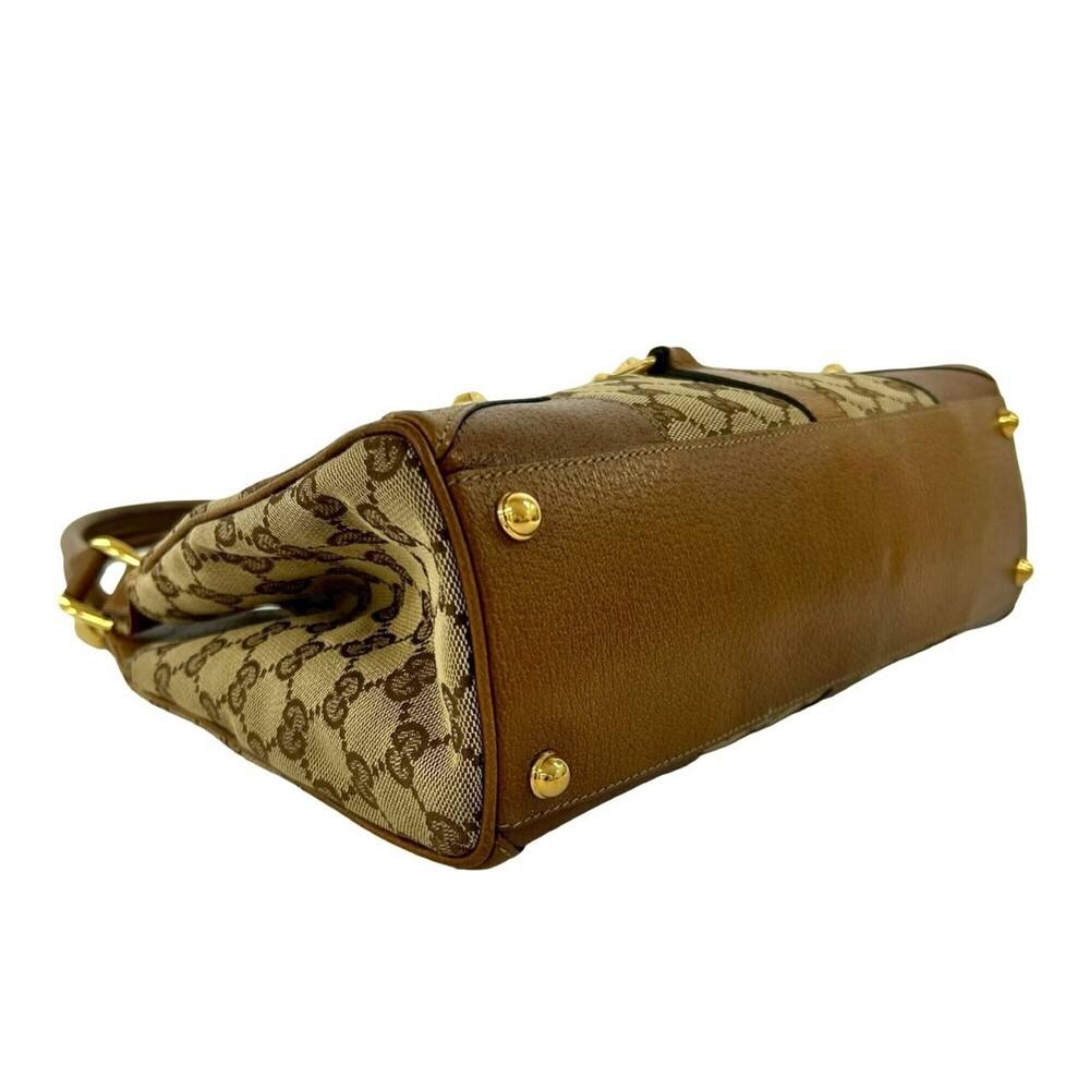 GUCCI Brown Leather Jackie Shoulder Bag - Picture 7 of 10